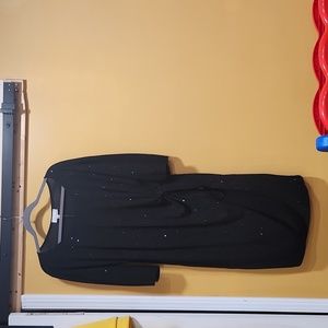 Sparkling black after 5 cocktail dress